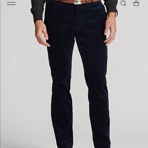 Polo Ralph Lauren Blue Corduroy Pants